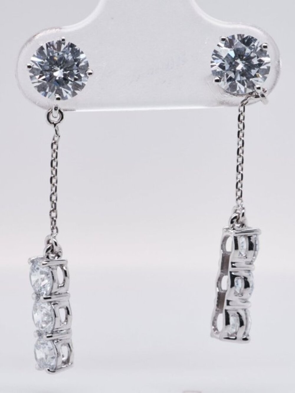 Cascade Diamond Drop Earrings